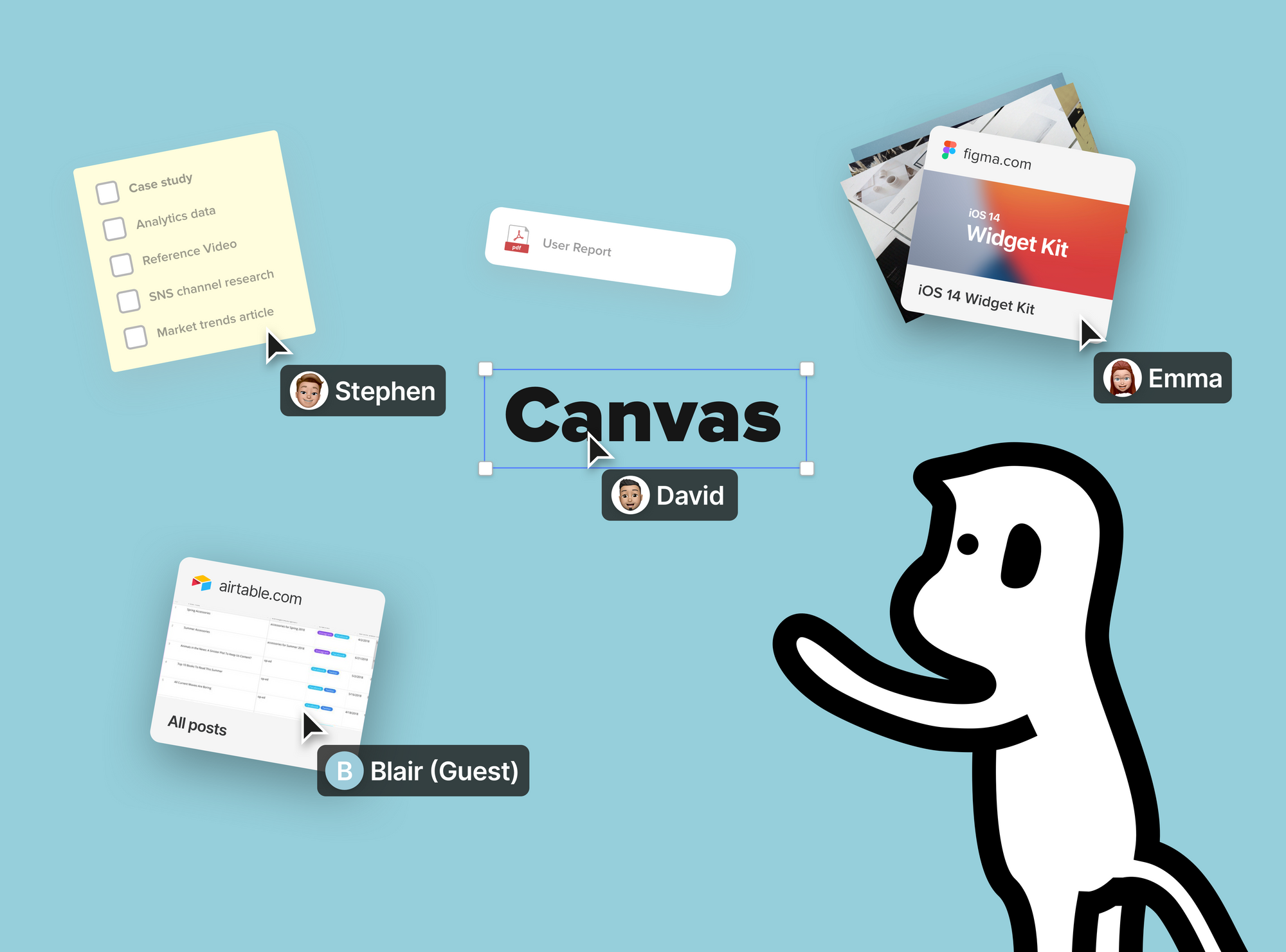 Canvas templates and frameworks